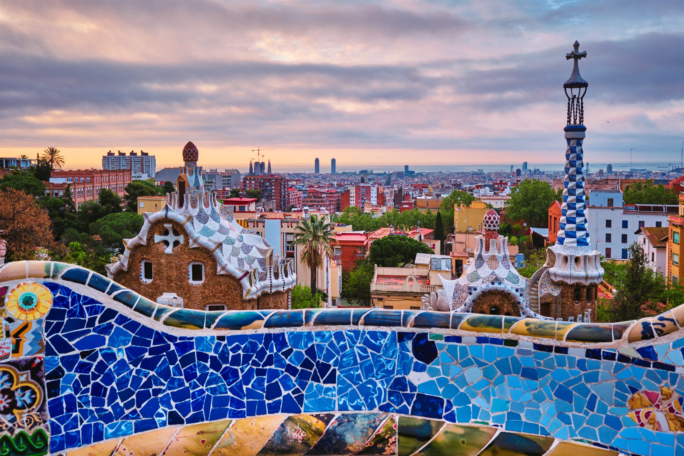 Guell Park Barcelona, wallaby DMC Spain
